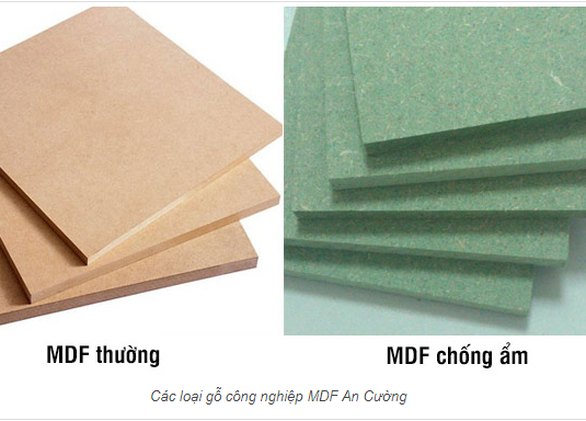 Gỗ công nghiệp lõi MDF