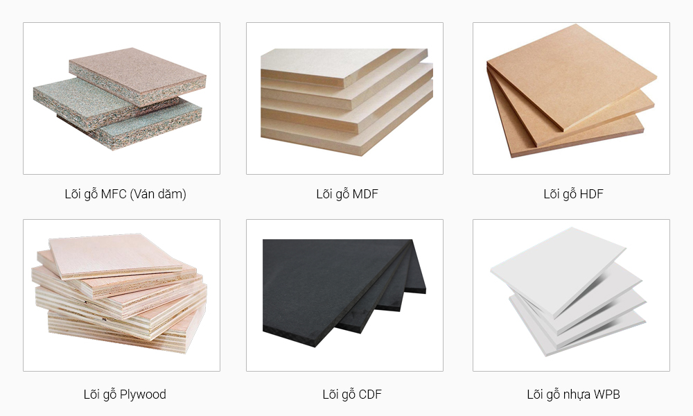 Các loại gỗ công nghiệp An Cường Các loại gỗ công nghiệp An Cường