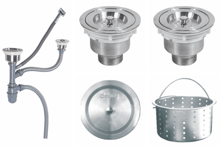 Bộ phụ kiện đi kèm chậu rửa