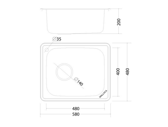 Chậu rửa bát MS1023