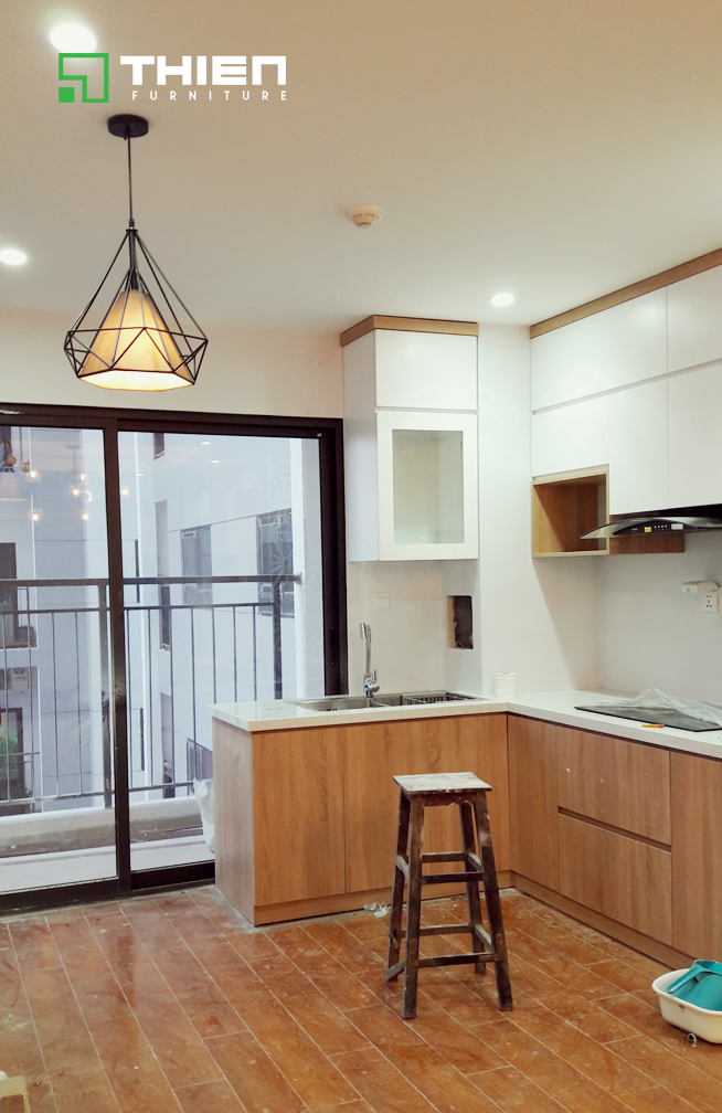 Tủ bếp ở Hateco Hoàng Mai
