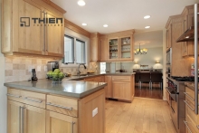 Tủ bếp gỗ sồi - S04