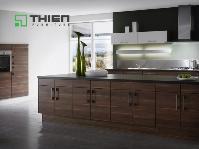 Tủ bếp gỗ nhựa Laminate