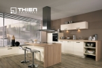 Tủ bếp kết hợp Laminate và Acrylic
