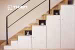 Ý tưởng thiết kế tủ đựng đồ dưới gầm cầu thang