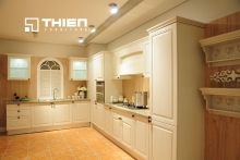 Tủ bếp gỗ sồi - S07