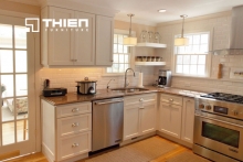 Tủ bếp gỗ sồi - S01