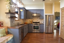 Tủ bếp gỗ sồi - S09