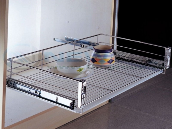 Giá xoong nồi INOX nan, cánh kéo
