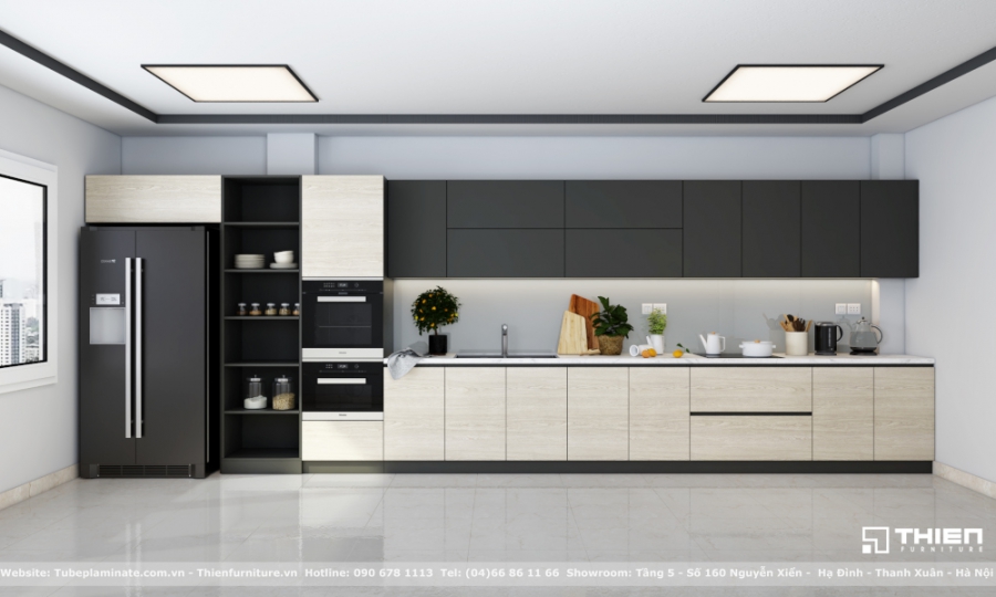 Mẫu tủ bếp Laminate -LAM61