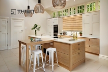 Tủ bếp gỗ sồi - S08