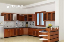 Tủ bếp gỗ tự nhiên - TN14