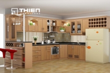 Tủ bếp gỗ tự nhiên - TN05