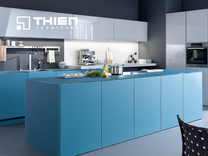 Tủ bếp gỗ nhựa chữ I