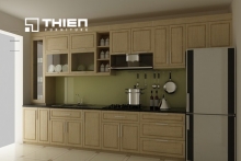 Tủ bếp gỗ tự nhiên - TN01